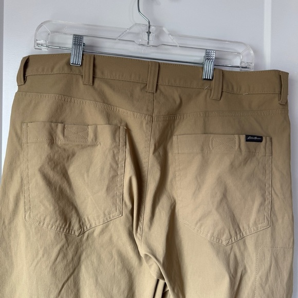 Eddie Bauer Men’s Khaki Convertible Tech Pants Size 36×30 Outdoor Hiking Nylon - Picture 6 of 9